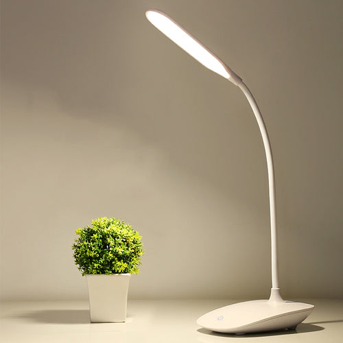 Flexible White Desk Lamp